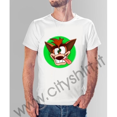 La T-shirt di crash bandicoot