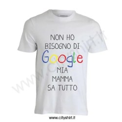 T-shirt Non ho bisogno di Google