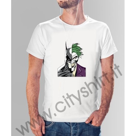 La T-shirt batman e Joker