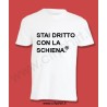 T-shirt Stai dritto con la schiena