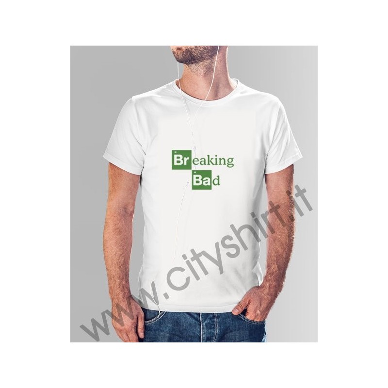 La T-shirt Breaking Bad scritta