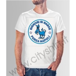 T Shirt Napoli signori si nasce