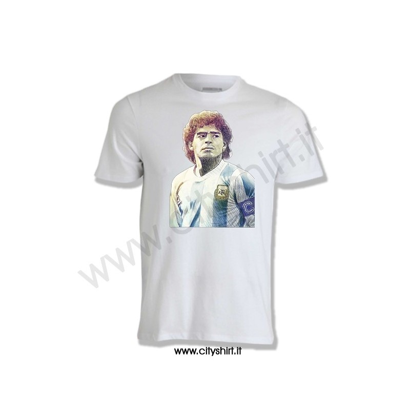 T-Shirt Maradona Schizzo 1