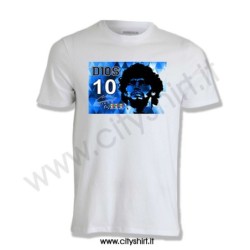 T-Shirt maradona tre scudetti