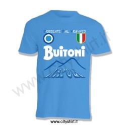 Maglietta Napoli Buitoni Azzurra Forgiati da Vesuvio