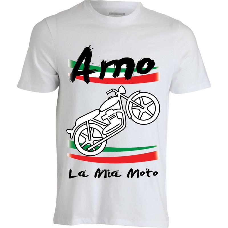 T-shirt Amo la mia moto