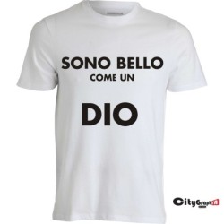 T-shirt Sono bello come un dio