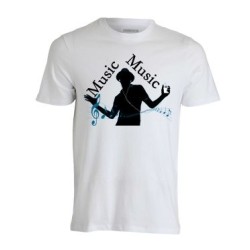 La t-shirt music