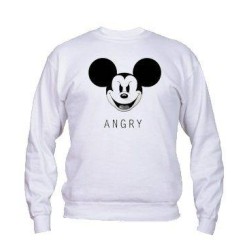 Felpa Girocollo Topolino Angry Mickey Mouse