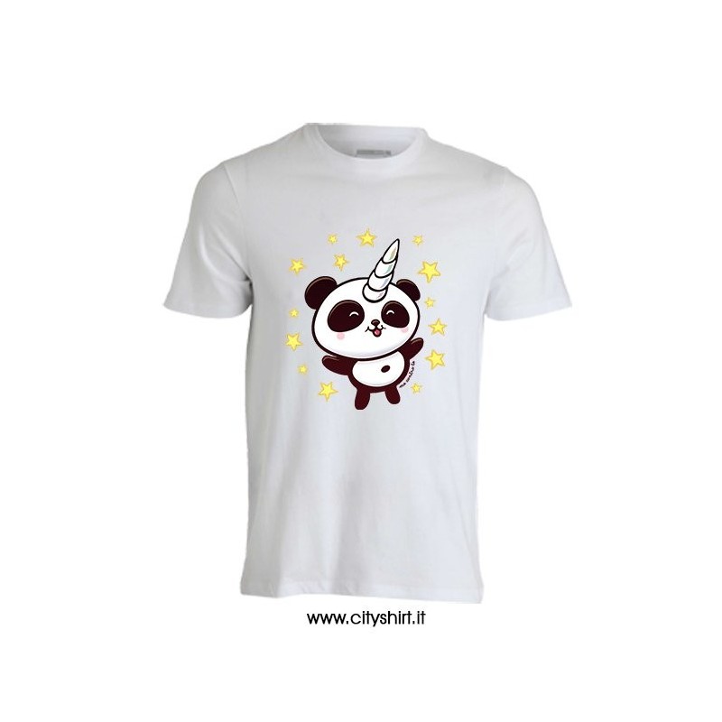 T-shirt Panda Corno