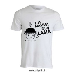 La t-shirt Tua Mamma e' un Lama di Dario Lampa