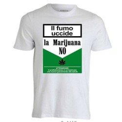 T-shirt Il Fumo Uccide La Marijuana No