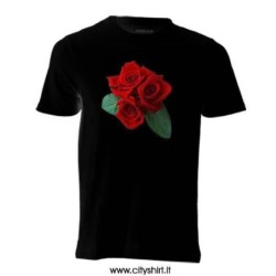 T-shirt Rose Rosse