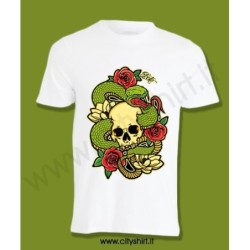 T-shirt Skull Snake 2