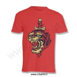 T-shirt Tigre Old School