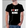 T-shirt I Love my King