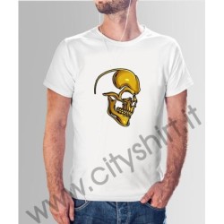 T-shirt Gold Skull