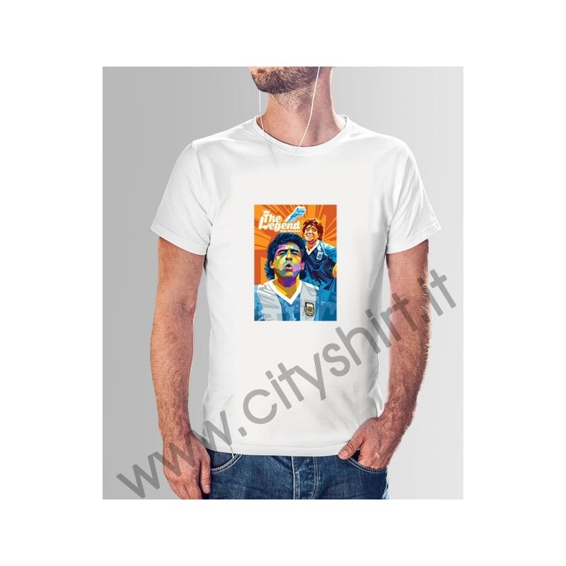 La T-shirt The Legend Maradona