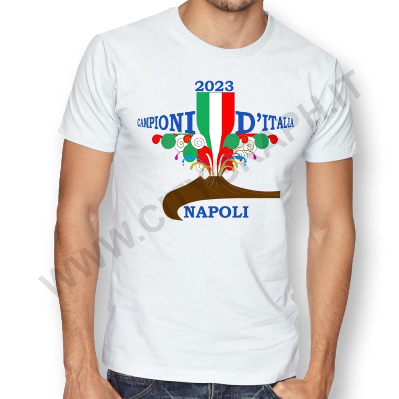 T - SHIRT VESUVIO TRICOLORE