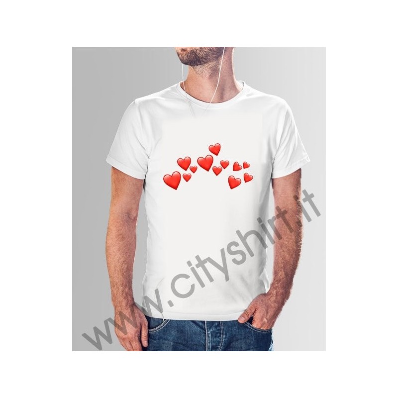 La T-shirt San Valentino Cuoricini