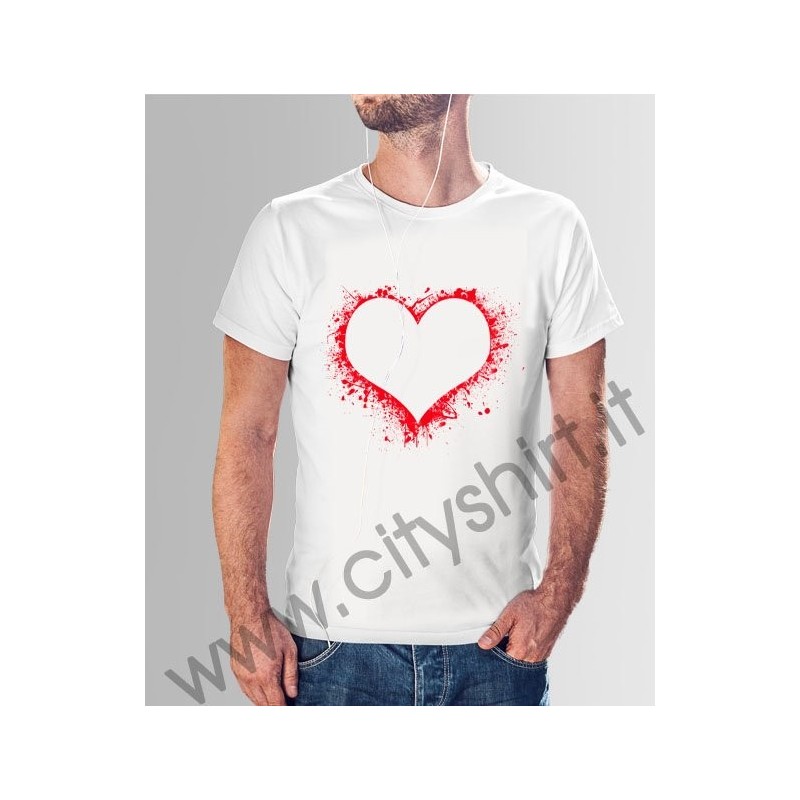 La T-shirt San Valentino Heart