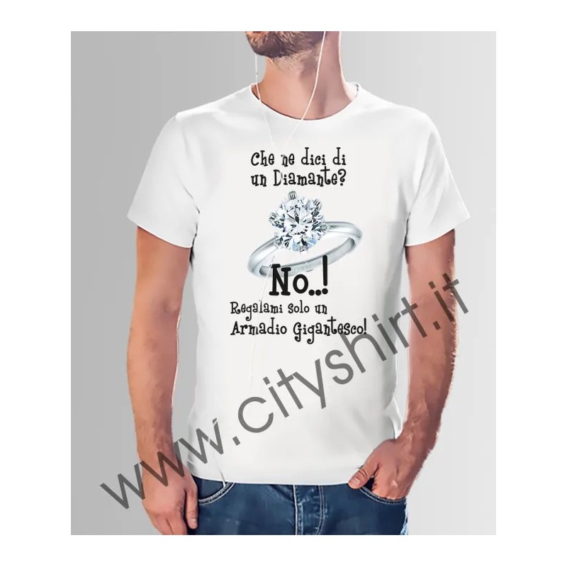 T-shirt Che ne dici di un diamante